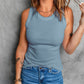 Round neck Sleeveless tank Top