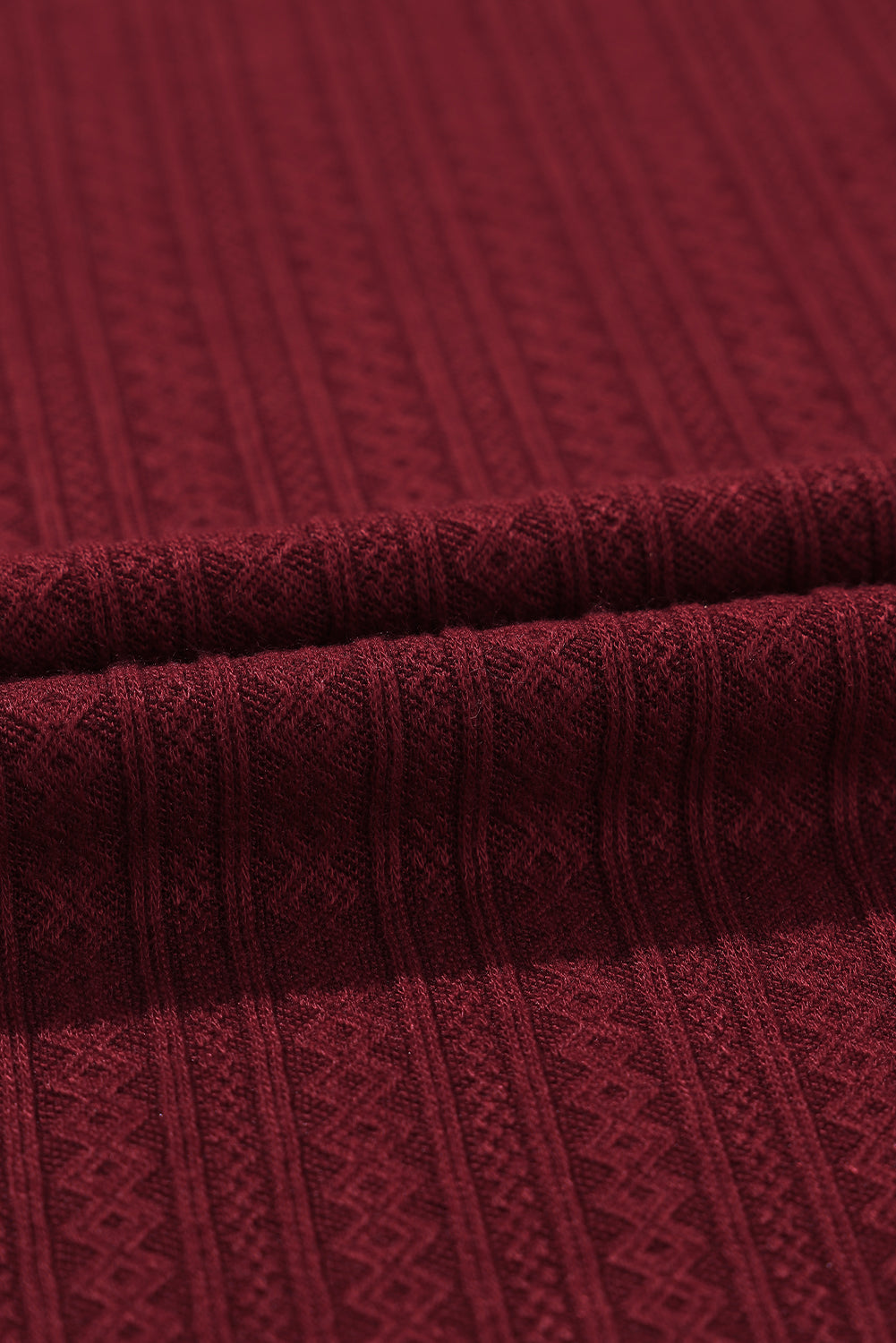 Merry Christmas Graphic Jacquard Knit Curvy Top