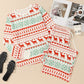 Christmas Print Pullover and Pants Lounge Set