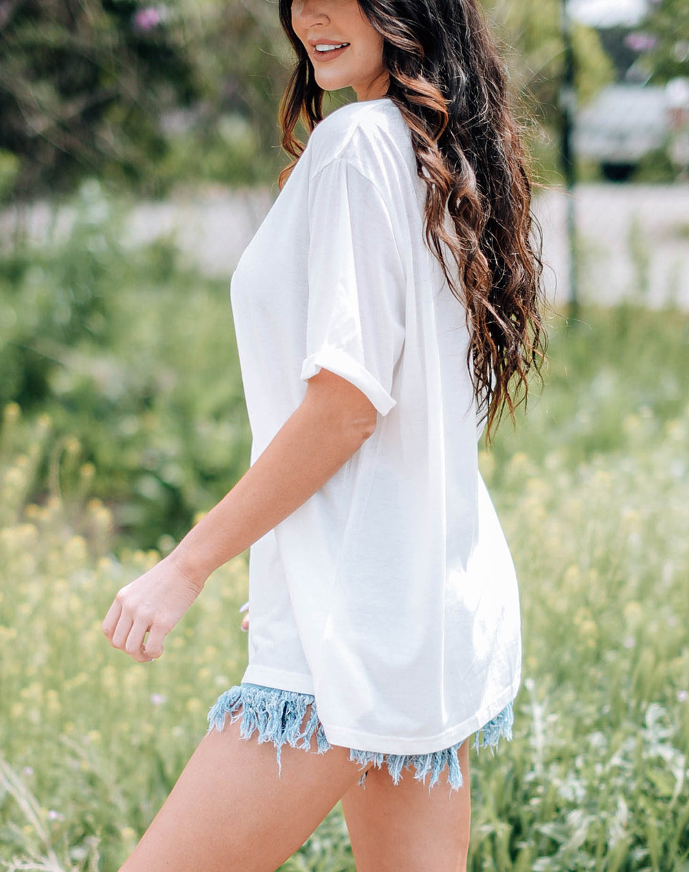 PARTY In The USA Crew Neck Short Sleeve T Shirt