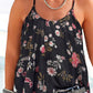 Plus Size Floral Strappy Racerback Top