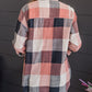 Roll up Sleeve Plaid Pattern Shirt