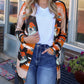 Western Tribal Aztec Print Cardigan