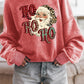HO HO HO Santa Claus Graphic Sweatshirt