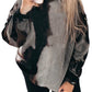 Tie-Dye Round Neck Pullover Sweatshirt