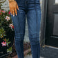 Seamed High Waist Skinny Fit Jeans