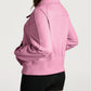 Zip Stand Neck Kangaroo Pocket Sweatshirt