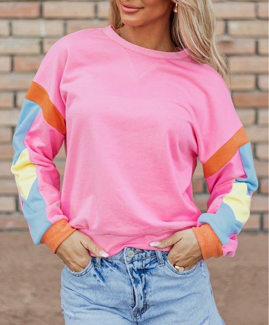 Candy Colorblock French Terry Top