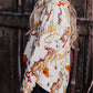 howdy Western Patterns Button up Loose Shirt