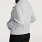 Zip Stand Neck Kangaroo Pocket Sweatshirt