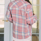 Plaid Flap Pocket Flannel Shacket
