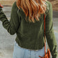 Textured Round Neck Long Sleeve Top
