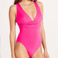 V Neck Crossover Backless Ruched High Cut Monokini