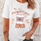 White Pumpkin Spice Lover Graphic Tee