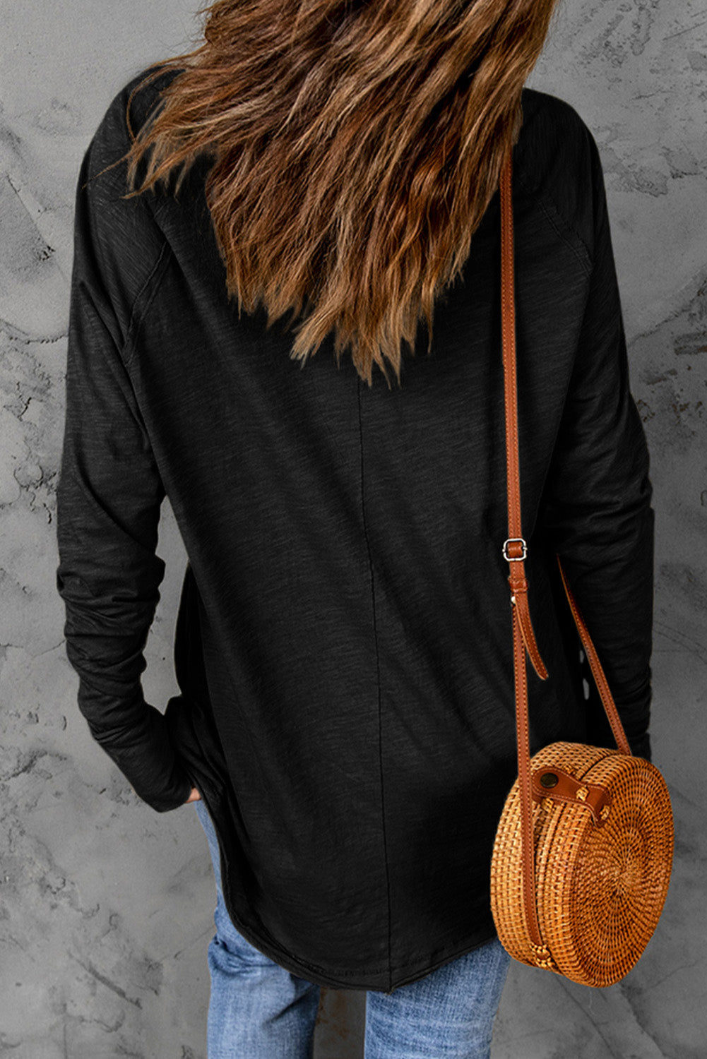 Sunflower Pumpkin Graphic Thumbhole Sleeve Top