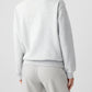 Solid Fleece Lined Drop Shoulder Terry Sweatshirt