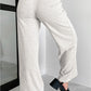 Cross-Waist Wide Leg Lounge Pants