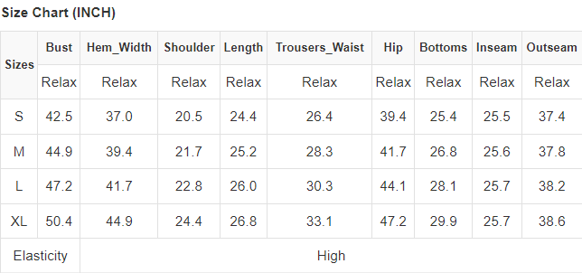 Color Block Detail Casual Two-piece Set