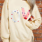 LOVE PATCH Graphic Oversized Sweatshirt