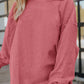 Ribbed Corded Oversized Sweatshirt