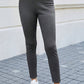 Fleece Lined Thermal Knit Ankle High Waist Leggings