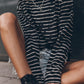 Retro Striped Casual Long Sleeve Top