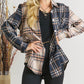Colorblock Patchwork Plaid Print Shirt