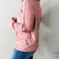Plus Size Long Sleeve V-Neck Buttoned Top