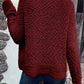 Popcorn Knit Open Front Cardigan