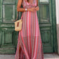 Halter Neck Tribal Boho Printed Backless Maxi Dress