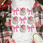 Santa Claus Bowknot Pattern Christmas Sweatshirt