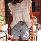 Ruffled Lace Flowy Tank Top