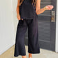 Textured Knit Cap Sleeve T Shirt and Wide Leg Pants Set