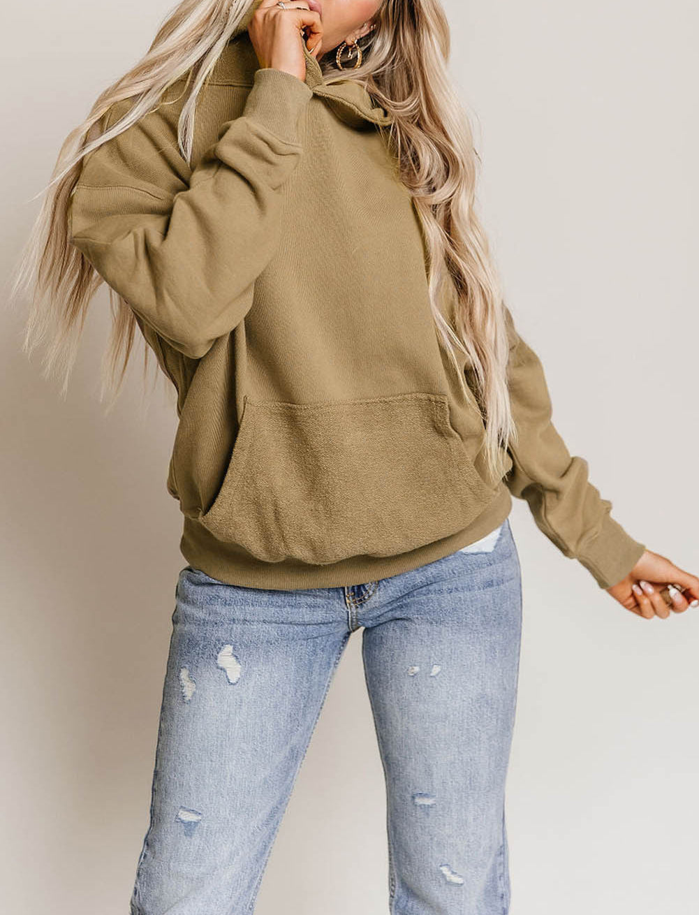 Kangaroo Pocket Boyfriend Hoodie