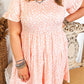 Cheetah Print Tiered Ruffled Plus Size Dress