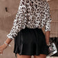 Leopard Long Sleeve Crewneck Sweater