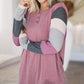 Candy Striping Sleeve Plus Size Top