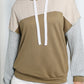 Colorblock Patchwork Pullover Hoodie