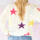 Colorful Star Pattern Loose Sweater
