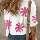 Daisy Flower Printed Casual T Shirt