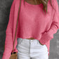 Slouchy Dolman Sleeve High Low Sweater
