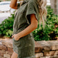Distressed Frayed Denim Romper