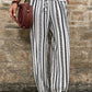 Stripe Boho Striped Print Casual Pants