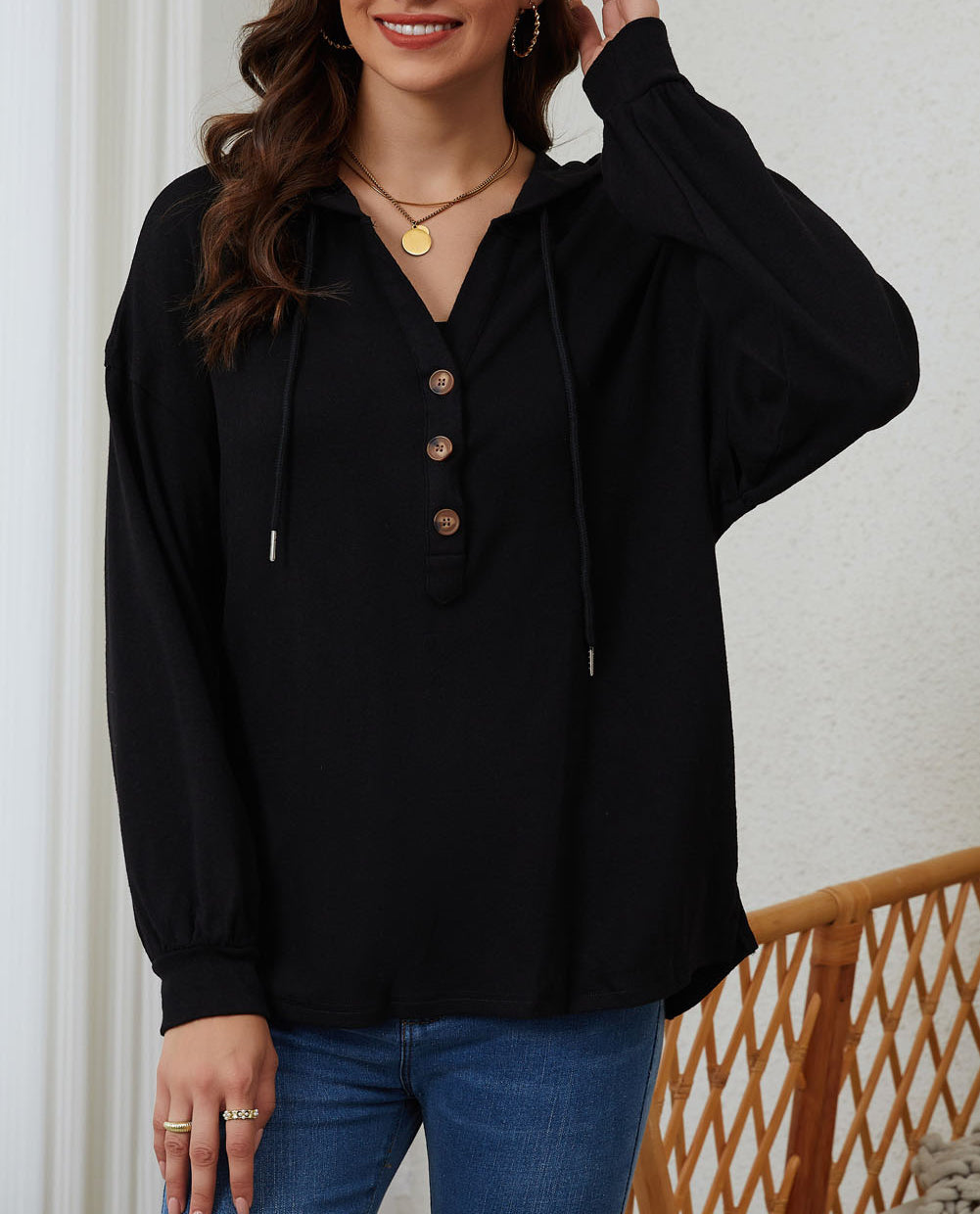 High and Low Hem Hoodie