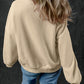 Zip-up Stand Neck Kangaroo Pocket Sweatshirt