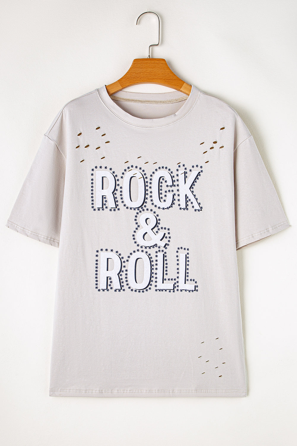 Rock & Roll Graphic Distressed Vintage Tee