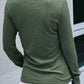 Long Sleeve Snap Button Henley Top