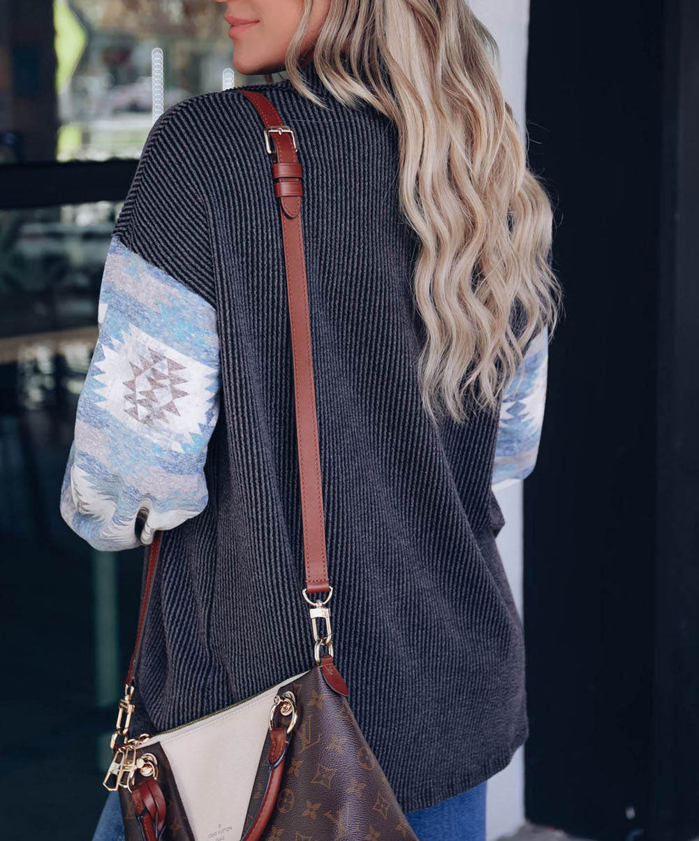 Toltec Corduroy Contrast Shacket