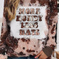 More Howdy Less Hate Western Tie Dye Graphic Top
