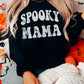 SPOOKY MAMA Letter Graphic Sweatshirt